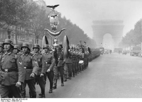 Paris, deutsche Wachtparade